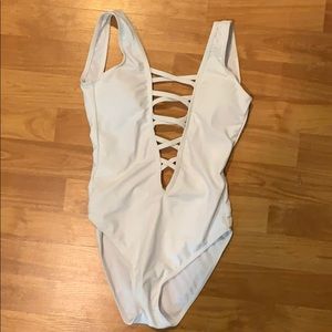 One piece bathing suit